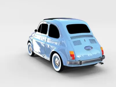 Fiat 500 Nuova 1957 rev 3D model