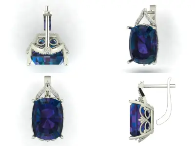 Earrings  op1 3D print model