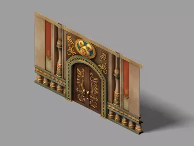 Game Disey - Gate 06 3D model