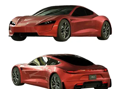 Tesla Roadster 3D model