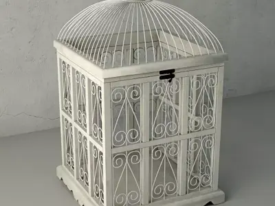 Lars Decorative Cage by ZARA HOME 3D model