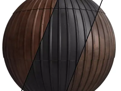 Roof Tile Materials 32- By 3 color Pbr By Sbsar 4k Texture