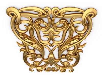 carved classic decorative ornament cnc 3d printing stl 28 3D print model