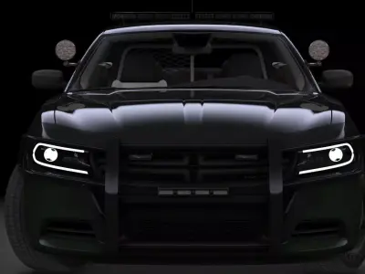 Dodge Police 3D model