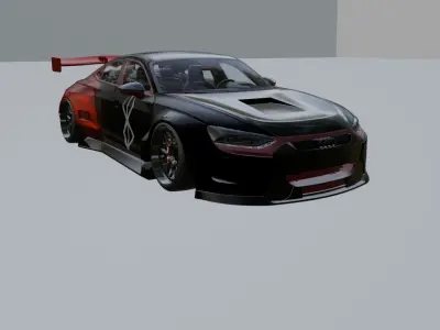 AUDI Q TRON skin from Berserk  3D model