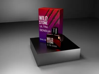 Perfume bottle Low-poly 3D model