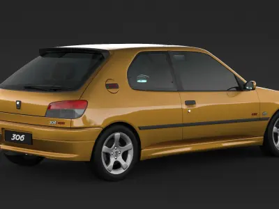 Peugeot 306 GTI 3D model
