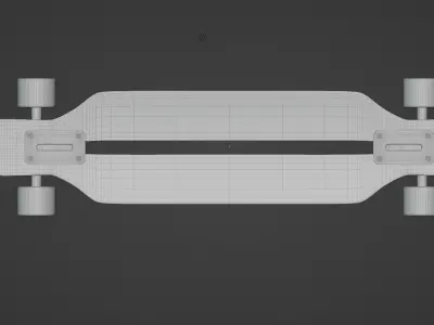 Long Board Free 3D model
