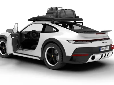 Porsche 911 Dakar 2023 HQ 3D model