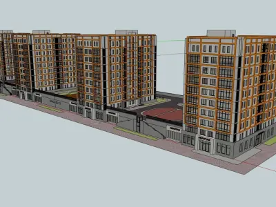 Residental Complex 3D model