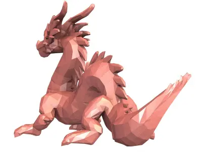 Dragon Low Poly 3D model purchase