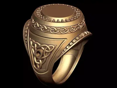 STONE RING 3D print model