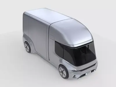 Autonomous Urban Delivery Vehicle 3D model