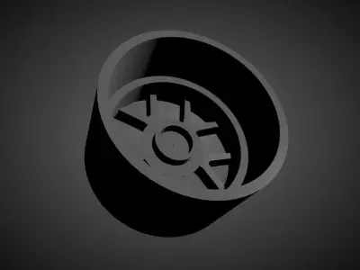 BBS FI-R scalable and Printable rim 3D print model