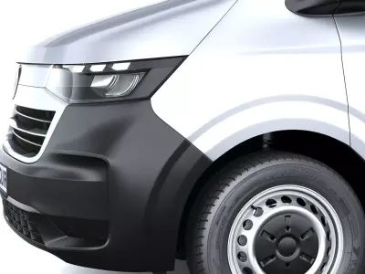 Volkswagen Transporter T7 Van SWB 2025 3D model