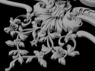 Decor for door 3D model