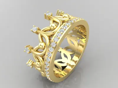 Ring M65 The luxury for women and men ring wedding 3D print model