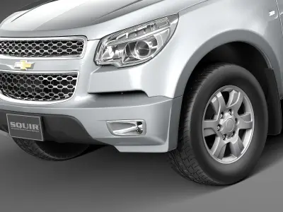 Chevrolet Colorado Extended Cab CG 2012 3D model