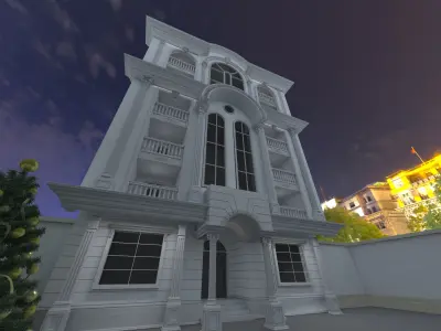 classic architecture 3D model