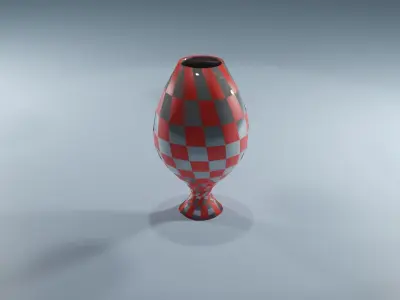 Set of Decorative Vases 3D model