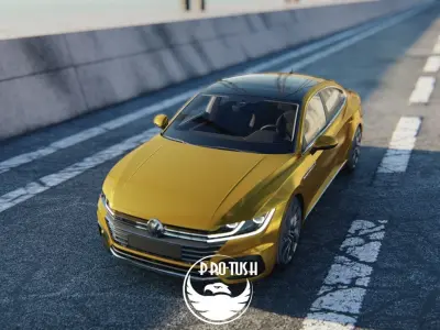 Volkswagen Arteon R-line 2018 3D model