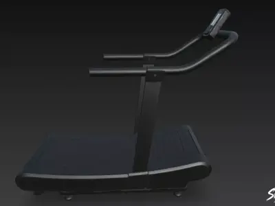 AirRunner Treadmill Low-poly 3D model
