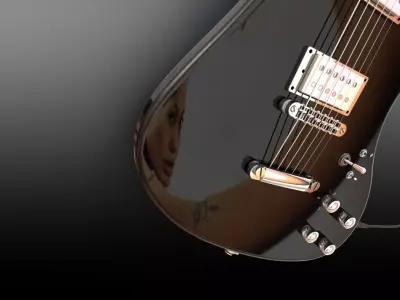 Electric Guitar Free 3D model purchase