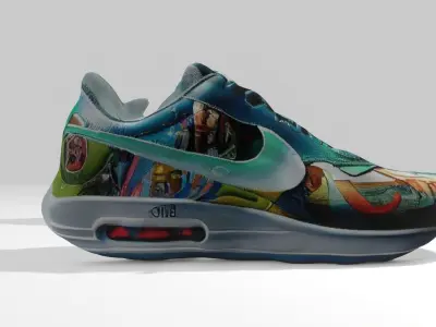 Running Shoes Free low-poly 3D model