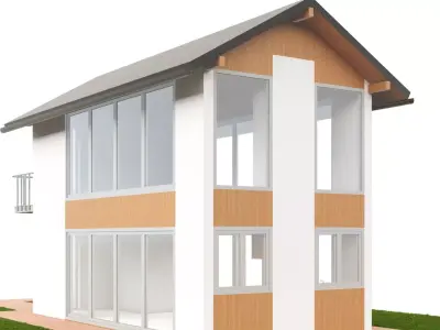 Modern House 17 3D model