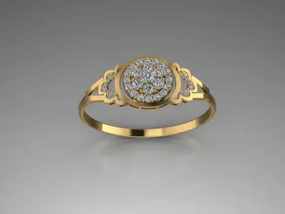 3D model jewelry bangle 3D print model