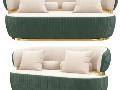 BON TON Capital Collection Sofa 3d model Low-poly 3D model