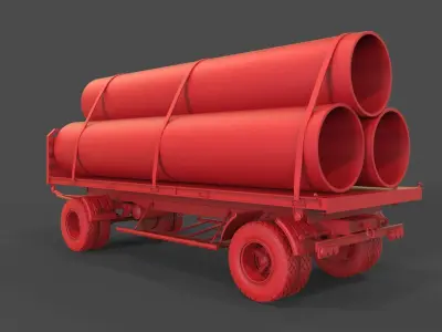 Trailer mod7 3D print model