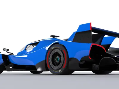 Hypercar Concept 001 LMH 3D model