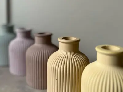 Striped Vase 3D print model