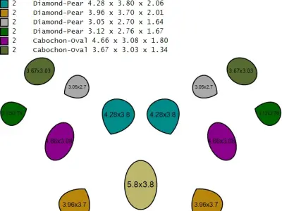 AFGHANI STYLE PRECIOUS NECKLACE 3D PRINTABLE MODEL 3D print model