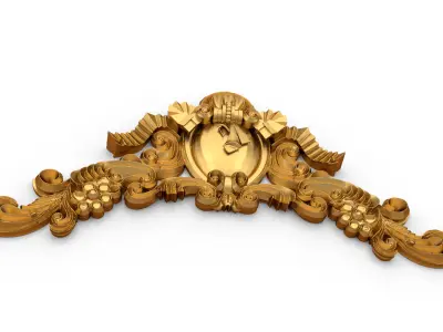 carved classic decorative ornament cnc 3d printing stl 06 3D model