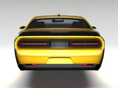 2015 Dodge Challenger 392  Shaker LC  Flying  3D model