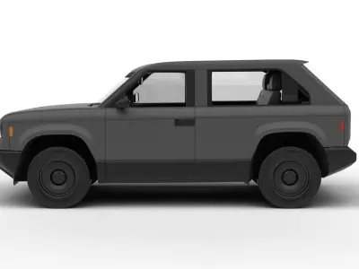 Slate Truck Fastback SUV 2027 3d model 3D model