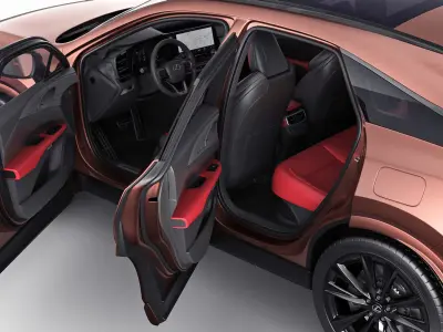 Lexus RX500 F-sport 2023 3D model