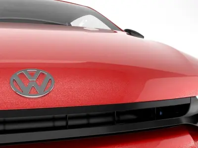 Scirocco volkswagen polo car 3D model