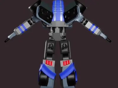 Jazz Transformer Free 3D model