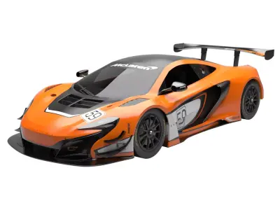 Mclaren 650s GT3 3D model