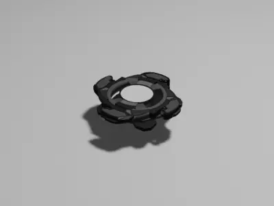 Beyblade Low-poly 3D model