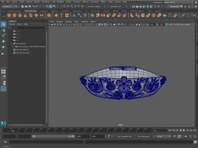 Alabaster Decorative Bowl  3D model