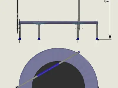 Trampoline for fitness and fun 3D model
