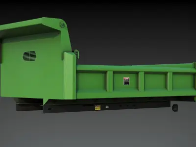 Dump body Low-poly 3D model
