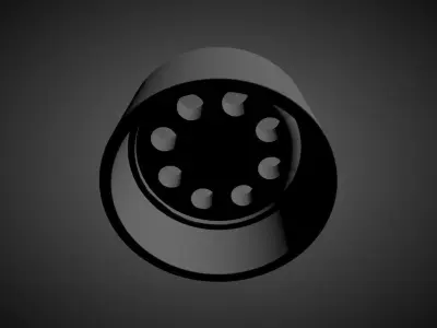 SPEEDLINE CORSE LANCIA DELTA OEM scalable and printable rims 3D print model