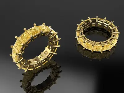 Jewelry Ring Gold 3D print model get