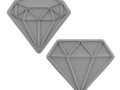 Daimond Neon Signs 3D model