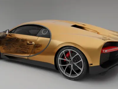 bugatti-chiron 3D model